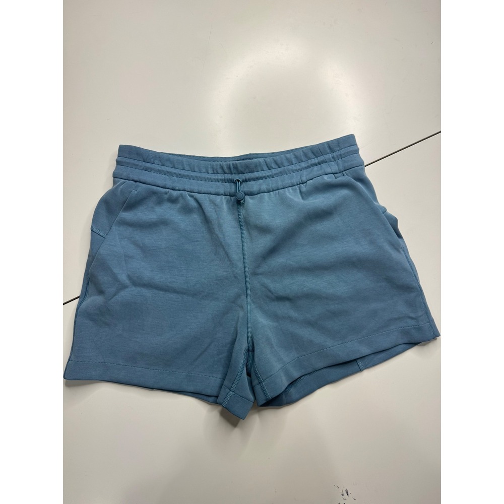 Lululemon Softstreme High-Rise Short 4" Blue women Size 6 Athletic Lounge Shorts